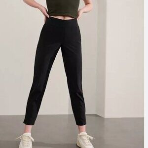 ATHLETA BLACK BROOKLYN ANKLE PANT SIZE 2